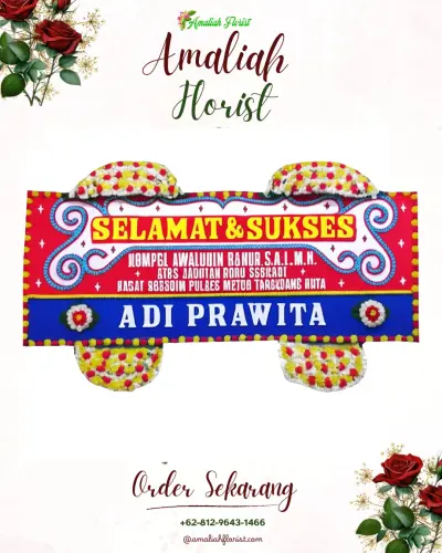 Karangan Bunga Ucapan Selamat di Kersaratu